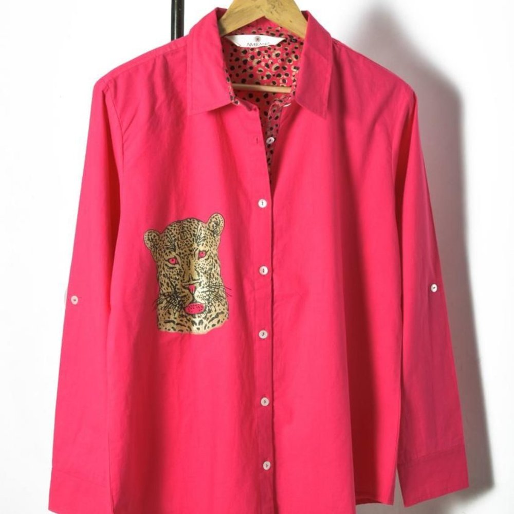 BRAND NEW The Classic Cheetah Patch Shirt